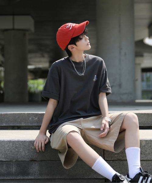 Tom＆Jerry（トムアンドジェリー）の「【neos -addictive design-】TOM&JERRY トムとジェリー ビッグシルエット アメコミ バックプリント 刺繍 Tシャツ（Tシャツ/カットソー・メンズ・スミクロ/ブルー系その他/ホワイト/ホワイト系その他/ホワイト系その他3/ブラック系その他2/ホワイト系その他2/ブラック系その他/ブラック系その他3/ブルー・MEDIUM/LARGE/X-LARGE）」の20枚目の写真