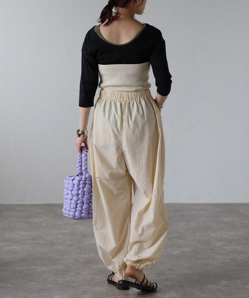 Bonjour Sagan(ボンジュールサガン)の「ニットリブビスチェ(チューブトップ・レディース・グレー/ブラック/アイボリー・FREE)」の17枚目の写真