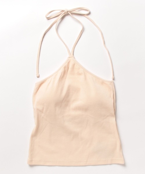 セール】【apres jour clair】カップ付ホルターネックキャミ【ZOZOTOWN