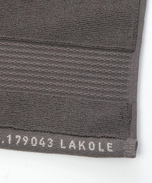 LAKOLE(ラコレ)の「タオルバスマット(L) / 196431(バス/トイレグッズ・レディース・アイボリー/チャコール・FREE)」の6枚目の写真