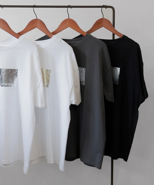 hellam(へラム)の「【入荷禁止】シルバーヴィンテージプリントTシャツ(Tシャツ/カットソー・レディース・ブラック/オフホワイト/ホワイト/チャコール/グレー/ホワイト×ブルー/ホワイト×ブラック/ホワイト×ピンク・FREE)」の10枚目の写真