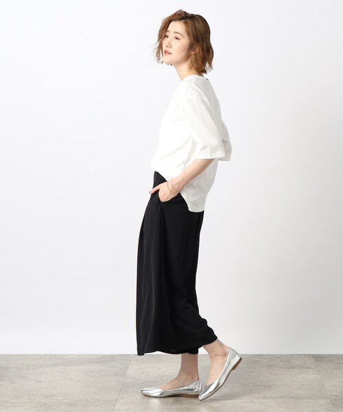 grove（グローブ）の「◆【ひんやり】5分袖ロゴプリントTシャツ（Tシャツ/カットソー・レディース・ブラック/ベージュ系その他4/ホワイト系3/オフホワイト・02/03/05/01/04）」の13枚目の写真