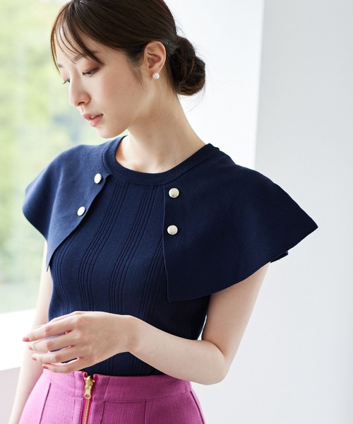 Andemiu(アンデミュウ)の「ウエーブパール2WAYピアス972253(ピアス(両耳用)・レディース・シルバー/ゴールド・FREE)」の3枚目の写真