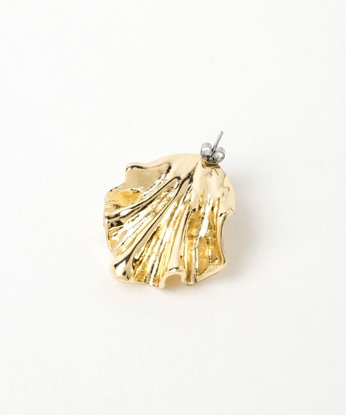 Andemiu(アンデミュウ)の「ウエーブパール2WAYピアス972253(ピアス(両耳用)・レディース・シルバー/ゴールド・FREE)」の4枚目の写真