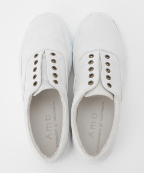 Ray BEAMS（レイビームス）の「Amb / NEW アイレット スニーカー（スニーカー・レディース・ホワイト/ネイビー・37/36/35/38）」の15枚目の写真