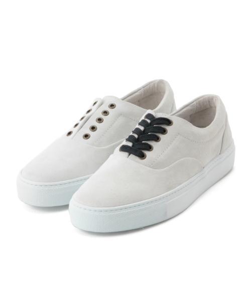 Ray BEAMS（レイビームス）の「Amb / NEW アイレット スニーカー（スニーカー・レディース・ホワイト/ネイビー・37/36/35/38）」の8枚目の写真