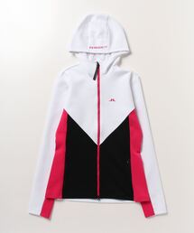 J.LINDEBERG（ジェイリンドバーグ）の「J.LINDEBERG（ジェイリンドバーグ）カラーブロックフード付きブルゾン（ブルゾン）」