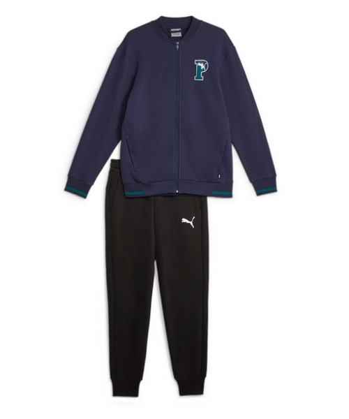 PUMA(プーマ)の「PUMA プーマ メンズ ベースボール スウェット スーツ 上下セット(その他トップス・メンズ・ブラック/ネイビー・LARGE/MEDIUM/SMALL/X-LARGE/XX-LARGE/X-SMALL)」の2枚目の写真