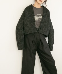 KBF | カーブスリーブジャガードジャケット(その他アウター)