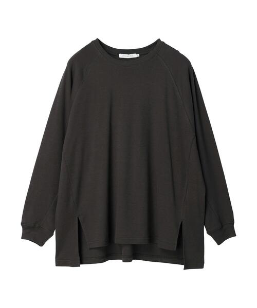 AMERICAN HOLIC（アメリカンホリック）の「ラグランBIGラウンドチュニック（チュニック・レディース・サックスブルー/チャコールグレー/オフホワイト・L/M）」の8枚目の写真