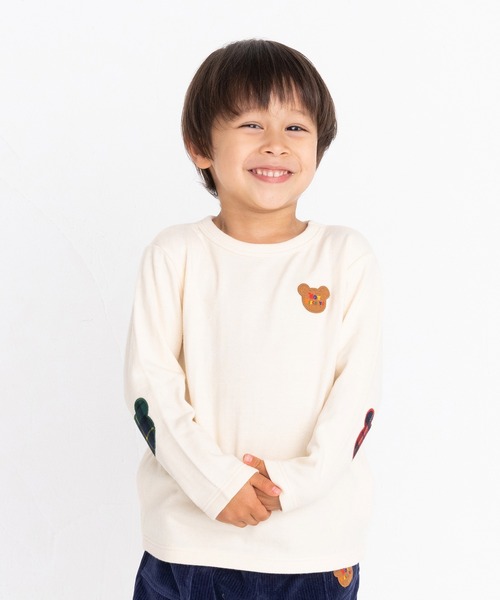 エルボーパッチ 接結天竺長袖Tシャツ(Tシャツ/カットソー)|HOT BISCUITS(ホットビスケッツ)