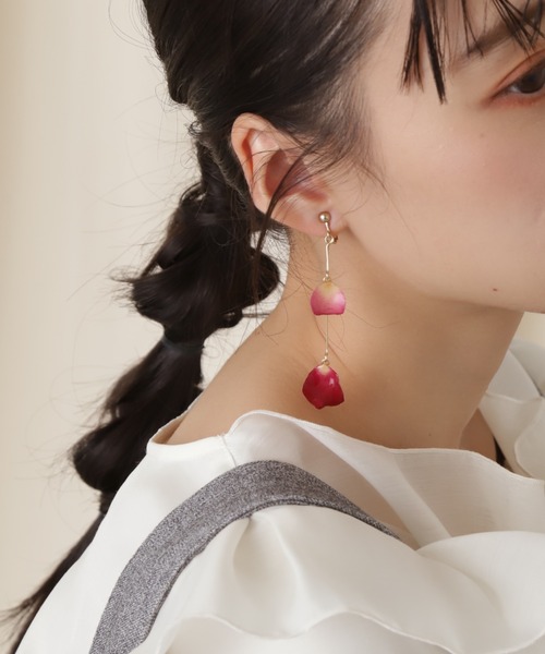 【華やか】JILLSTUARTジルスチュアート ローズイヤリング JILL by JILL STUART｜ローズイヤリング | Rakuten Fashion(楽天