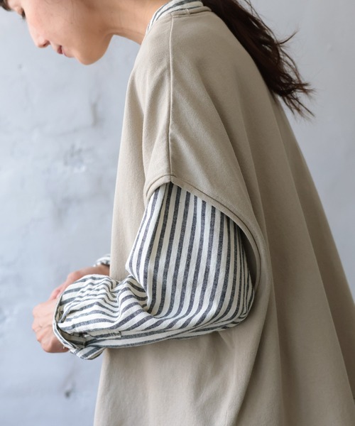 soulberry（ソウルベリー）の「あたりまえベスト（ベスト・レディース・グレイッシュベージュ/ブラック・4L/L/3L/LL/M/5L）」の9枚目の写真