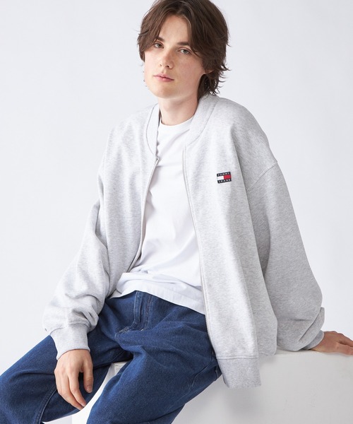 tommy jeans（トミー ジーンズ）の「【オンライン限定】オーバーサイズボンバージャケット（ブルゾン・メンズ・ブラック/グレー・X-SMALL/LARGE/SMALL/MEDIUM）」の3枚目の写真