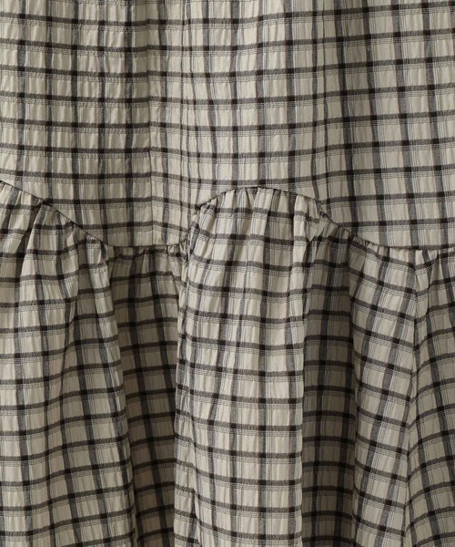 BAYFLOW(ベイフロー)の「チェックティアードスカート(スカート・レディース・ナチュラル/ネイビー・SMALL/MEDIUM)」の19枚目の写真