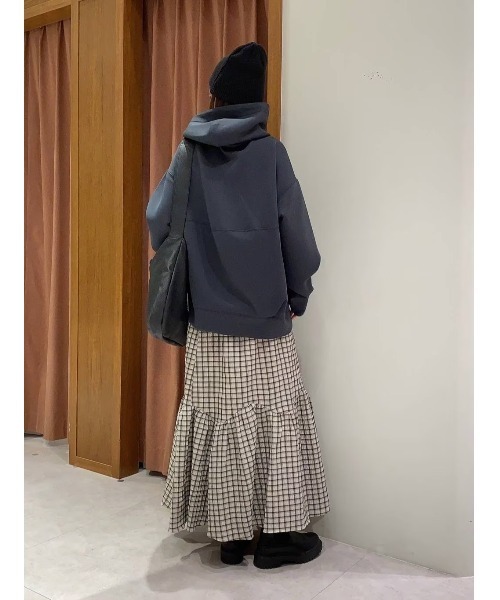 BAYFLOW(ベイフロー)の「チェックティアードスカート(スカート・レディース・ナチュラル/ネイビー・SMALL/MEDIUM)」の22枚目の写真