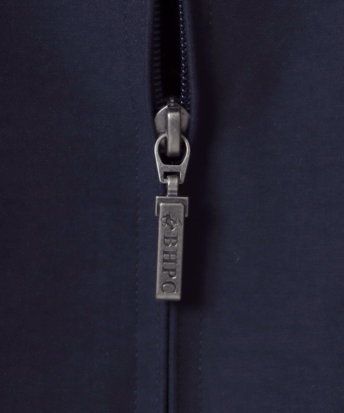 BEVERLY HILLS POLO CLUB(ビバリーヒルズポロクラブ)の「BEVERLY HILLS POLO CLUB/ビバリーヒルズポロクラブ Harrington Jacket/撥水 ロゴ ワンポイント刺繍 ハリントンジャケット/スイングトップ/ブルゾン/レディース メンズ(ブルゾン・メンズ・ネイビー/マスタード/グリーン・L/LL/M)」の11枚目の写真