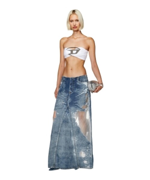 DIESEL（ディーゼル）の「レディース フェイクレザー クラッチバッグ（クラッチバッグ・レディース・シルバー・UNI）」の12枚目の写真