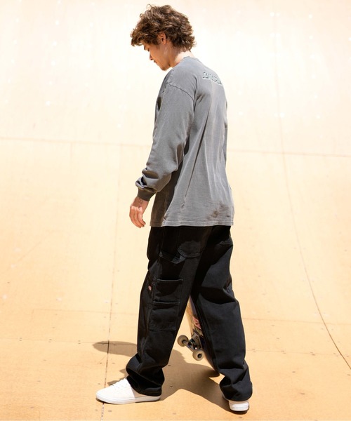 Dickies（ディッキーズ）の「Dickies/ディッキーズ パンツ デニム ムラサキスポーツ別注 ワイドパンツ 80233100（デニムパンツ・メンズ・インディゴブルー/ブラック・M/L/S）」の13枚目の写真