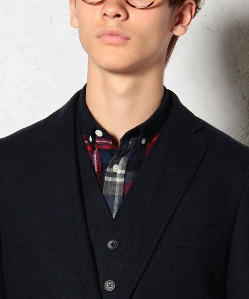 green label relaxing（グリーンレーベルリラクシング）の「□H/SPUN NT 2B ジャケット（テーラードジャケット・メンズ・ダークグレー/ダークグリーン/ネイビー・LARGE/SMALL/X-LARGE/X-SMALL/XX-LARGE/MEDIUM）」の8枚目の写真