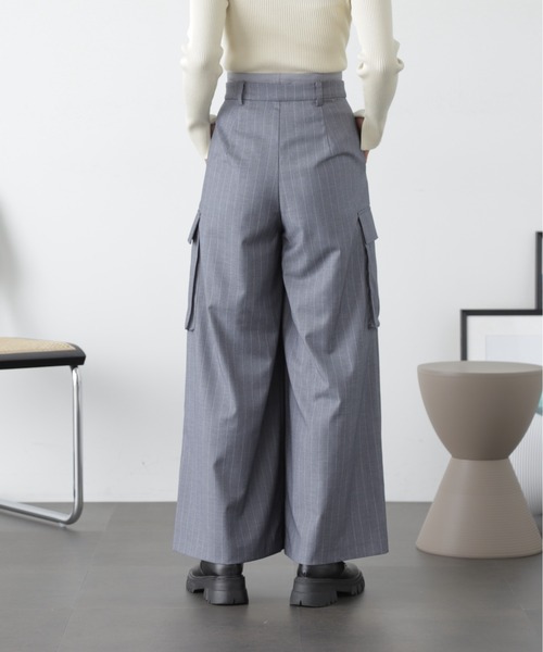 FREE'S MART（フリーズマート）の「◆＜コレクション＞ウエストレイヤードワイドパンツ（スラックス・レディース・グレー系その他・SMALL/MEDIUM）」の12枚目の写真