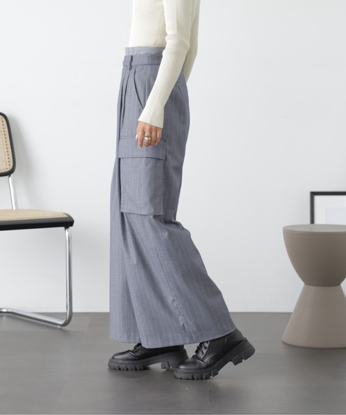 FREE'S MART（フリーズマート）の「◆＜コレクション＞ウエストレイヤードワイドパンツ（スラックス・レディース・グレー系その他・SMALL/MEDIUM）」の11枚目の写真