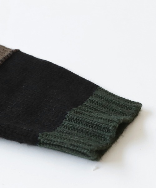 antiqua（アンティカ）の「カラフルマルチボーダーニット（ニット/セーター・レディース・マルチ/ブラックミックス・FREE）」の20枚目の写真