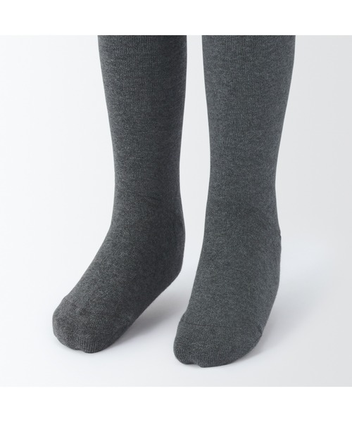 無印良品(ムジルシリョウヒン)の「足なり直角 かかとに合う タイツ(キッズ)(タイツ/ストッキング・キッズ・ブラック/チャコールグレー/ブラウン系3・140/150/130/120/110)」の14枚目の写真