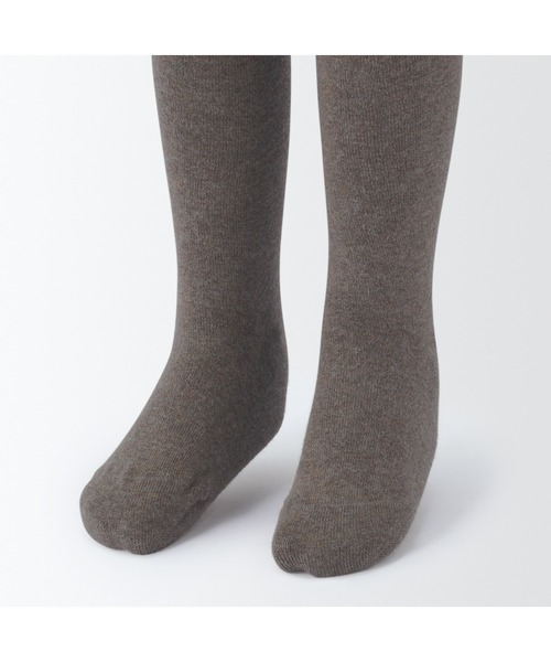 無印良品(ムジルシリョウヒン)の「足なり直角 かかとに合う タイツ(キッズ)(タイツ/ストッキング・キッズ・ブラック/チャコールグレー/ブラウン系3・140/150/130/120/110)」の21枚目の写真