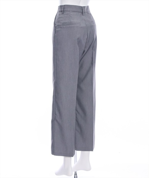 clear（クリア）の「【低身長サイズ有】センタープレススリムストレートパンツ[着回し抜群 オフィスカジュアル 骨格ストレート]≪2024AW≫（スラックス・レディース・グレー/ピンク/アイボリー/ブラック・M/S/XS）」の7枚目の写真