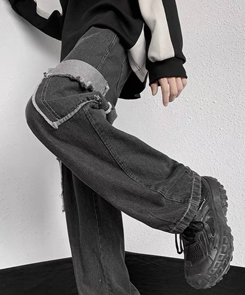 ROOPTOKYO（ループトウキョウ）の「▲デニムカーゴパンツ（デニムパンツ・メンズ・ブルー/ブラック・L/XL/2XL）」の7枚目の写真