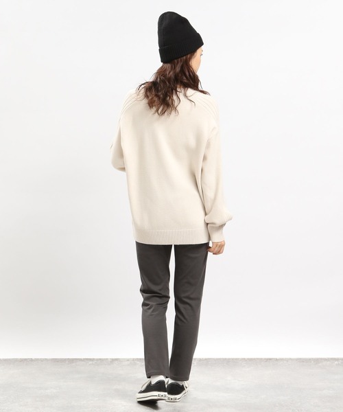 GLOBAL WORK Smile Seed Store（グローバルワーク スマイルシードストア）の「ニットキャップ/970452（ニットキャップ/ビーニー・レディース・ブラック/ライトブラウン/チャコール/グレイッシュベージュ・FREE）」の7枚目の写真