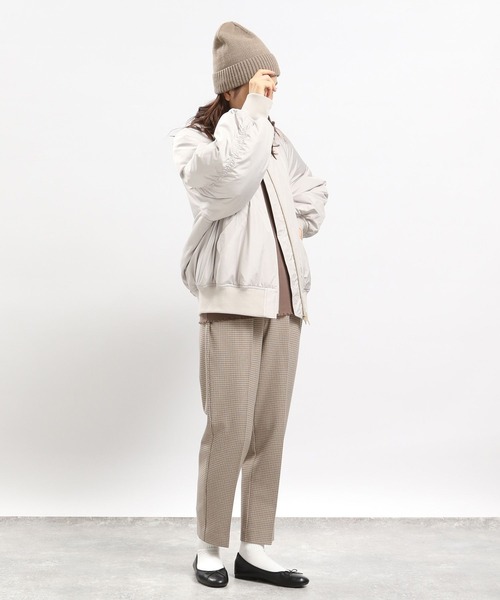 GLOBAL WORK Smile Seed Store（グローバルワーク スマイルシードストア）の「ニットキャップ/970452（ニットキャップ/ビーニー・レディース・ブラック/ライトブラウン/チャコール/グレイッシュベージュ・FREE）」の15枚目の写真