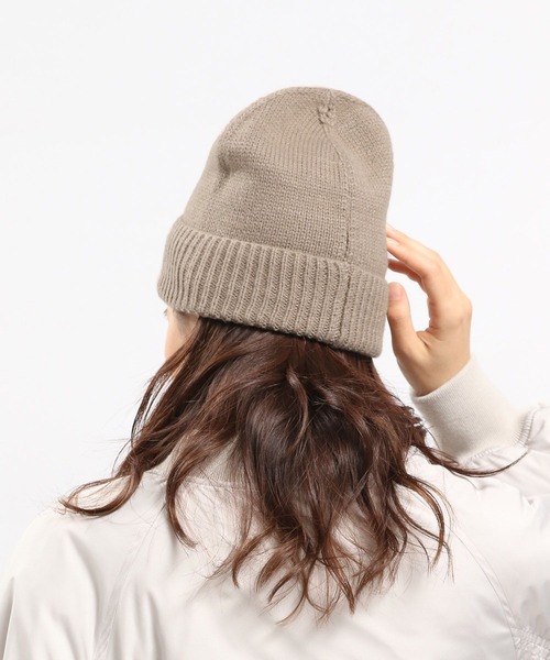 GLOBAL WORK Smile Seed Store（グローバルワーク スマイルシードストア）の「ニットキャップ/970452（ニットキャップ/ビーニー・レディース・ブラック/ライトブラウン/チャコール/グレイッシュベージュ・FREE）」の18枚目の写真