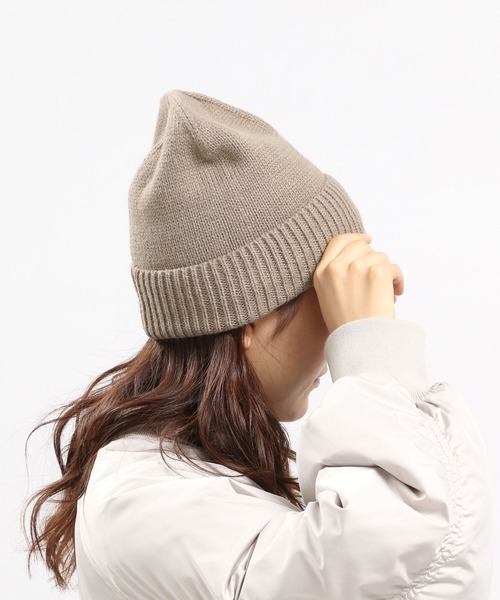 GLOBAL WORK Smile Seed Store（グローバルワーク スマイルシードストア）の「ニットキャップ/970452（ニットキャップ/ビーニー・レディース・ブラック/ライトブラウン/チャコール/グレイッシュベージュ・FREE）」の19枚目の写真