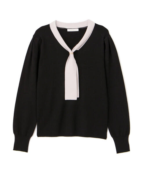 PROPORTION BODY DRESSING(プロポーションボディドレッシング)の「2WAYリングニット / 1214170004(ニット/セーター・レディース・ライトグリーン/グレー/ブラック/ピンク・MEDIUM/SMALL)」の5枚目の写真