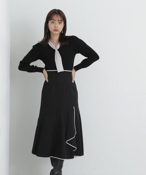 PROPORTION BODY DRESSING(プロポーションボディドレッシング)の「2WAYリングニット / 1214170004(ニット/セーター・レディース・ライトグリーン/グレー/ブラック/ピンク・MEDIUM/SMALL)」の7枚目の写真