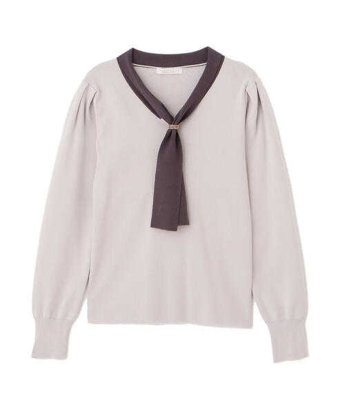 PROPORTION BODY DRESSING(プロポーションボディドレッシング)の「2WAYリングニット / 1214170004(ニット/セーター・レディース・ライトグリーン/グレー/ブラック/ピンク・MEDIUM/SMALL)」の15枚目の写真