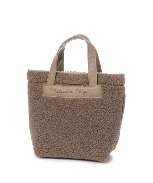 セール】ボアロゴトートM（トートバッグ）｜studio CLIP（スタディオ