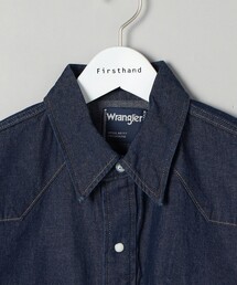 AKM wrangler デニムシャツ USED Wrangler Western Denim Short Sleeve Shirts Original