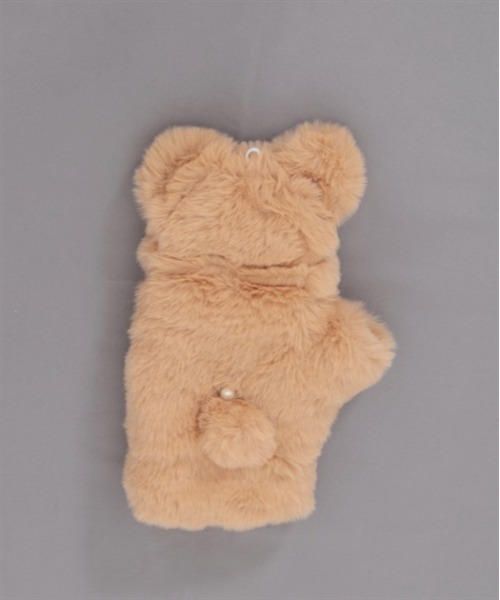 axes femme POETIQUE（アクシーズファムポエティック）の「くまみみファーミトン（手袋・レディース・ベージュ/キナリ・FREE）」の8枚目の写真