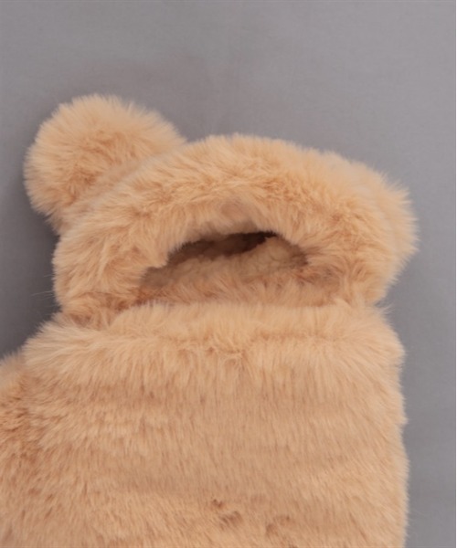 axes femme POETIQUE（アクシーズファムポエティック）の「くまみみファーミトン（手袋・レディース・ベージュ/キナリ・FREE）」の9枚目の写真