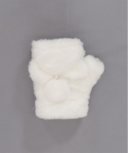 axes femme POETIQUE（アクシーズファムポエティック）の「くまみみファーミトン（手袋・レディース・ベージュ/キナリ・FREE）」の13枚目の写真