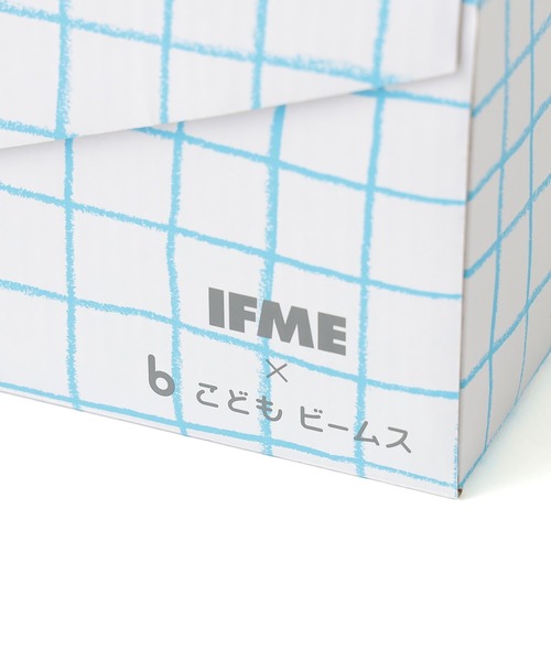 IFME（イフミー）の「こども ビームス × IFME / 別注 上履き 24（14～22cm）（その他シューズ・キッズ・ホワイト×ブルー・14/14.5/15 /15.5/16/16.5/17/17.5/18/18.5/19/19.5/20/20.5/21/21.5/22）」の9枚目の写真