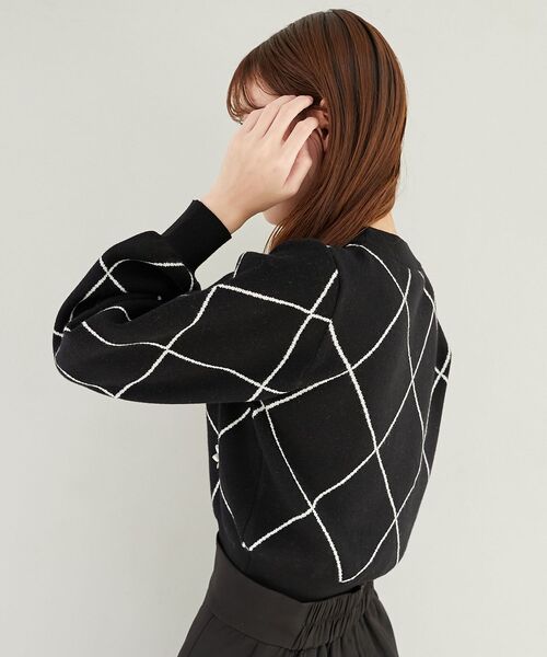 MAJESTIC LEGON(マジェスティックレゴン)の「【この冬注目度№1ニット】プチリボン&ビジューニット(ニット/セーター・レディース・ピンク系その他2/グレー系その他/ホワイト系その他2/ブラック系その他・MEDIUM)」の14枚目の写真