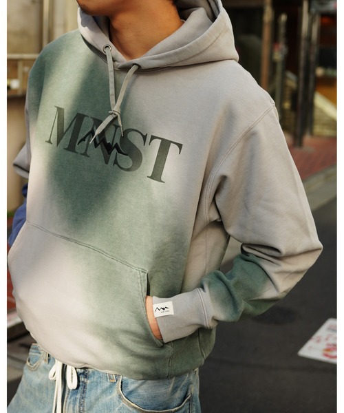 MANASTASH（マナスタッシュ）の「MANASTASH/マナスタッシュ/GRADATION PULLOVER HOODIE（パーカー・メンズ・オレンジ/モスグリーン・2XL/M/L/XL）」の15枚目の写真