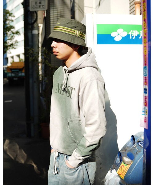 MANASTASH（マナスタッシュ）の「MANASTASH/マナスタッシュ/GRADATION PULLOVER HOODIE（パーカー・メンズ・オレンジ/モスグリーン・2XL/M/L/XL）」の16枚目の写真