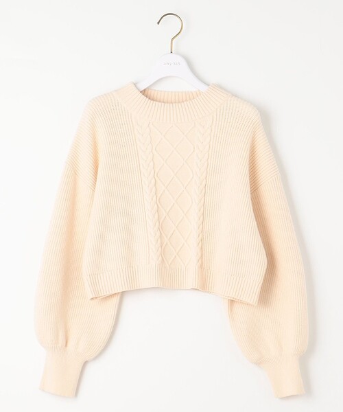 ANY SIS（エニィスィス）の「【2SET】クロップドニットセット ワンピース（ワンピース・レディース・ブラック系4/ライトグリーン系4・3/2/1）」の13枚目の写真