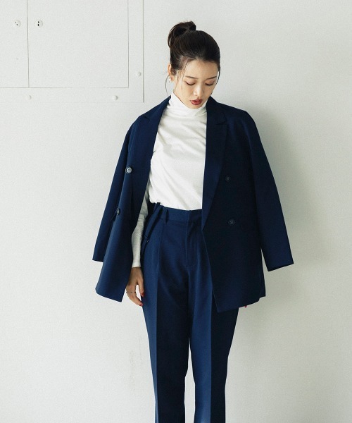 sail（サイル）の「【販売終了】【sail】ハイネックカットソー　小さいサイズ【低身長・小柄女性向けサイズ】（Tシャツ/カットソー・レディース・オフホワイト・01）」の3枚目の写真