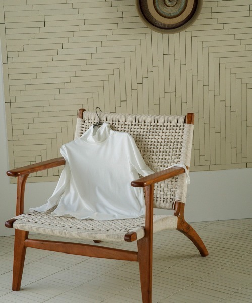 sail（サイル）の「【販売終了】【sail】ハイネックカットソー　小さいサイズ【低身長・小柄女性向けサイズ】（Tシャツ/カットソー・レディース・オフホワイト・01）」の9枚目の写真